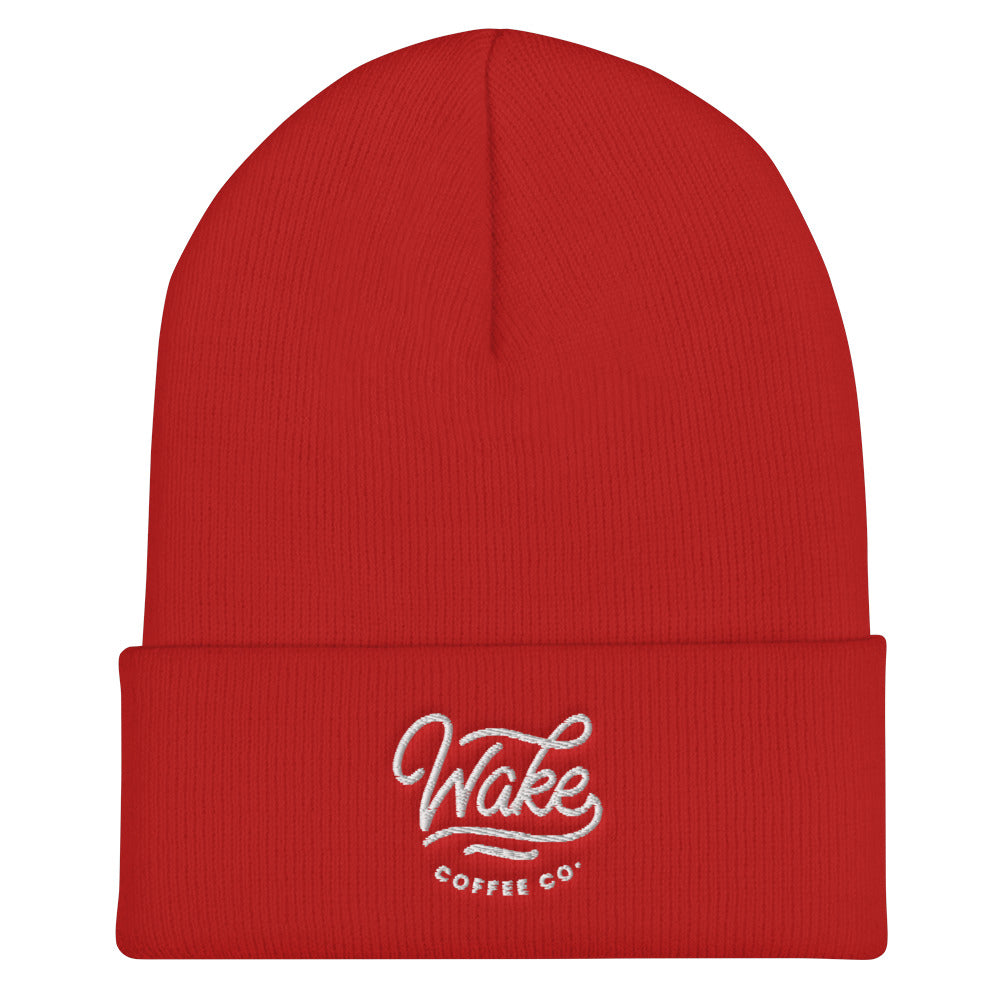 Wake Coffee Co. Cuffed Beanie, Unisex