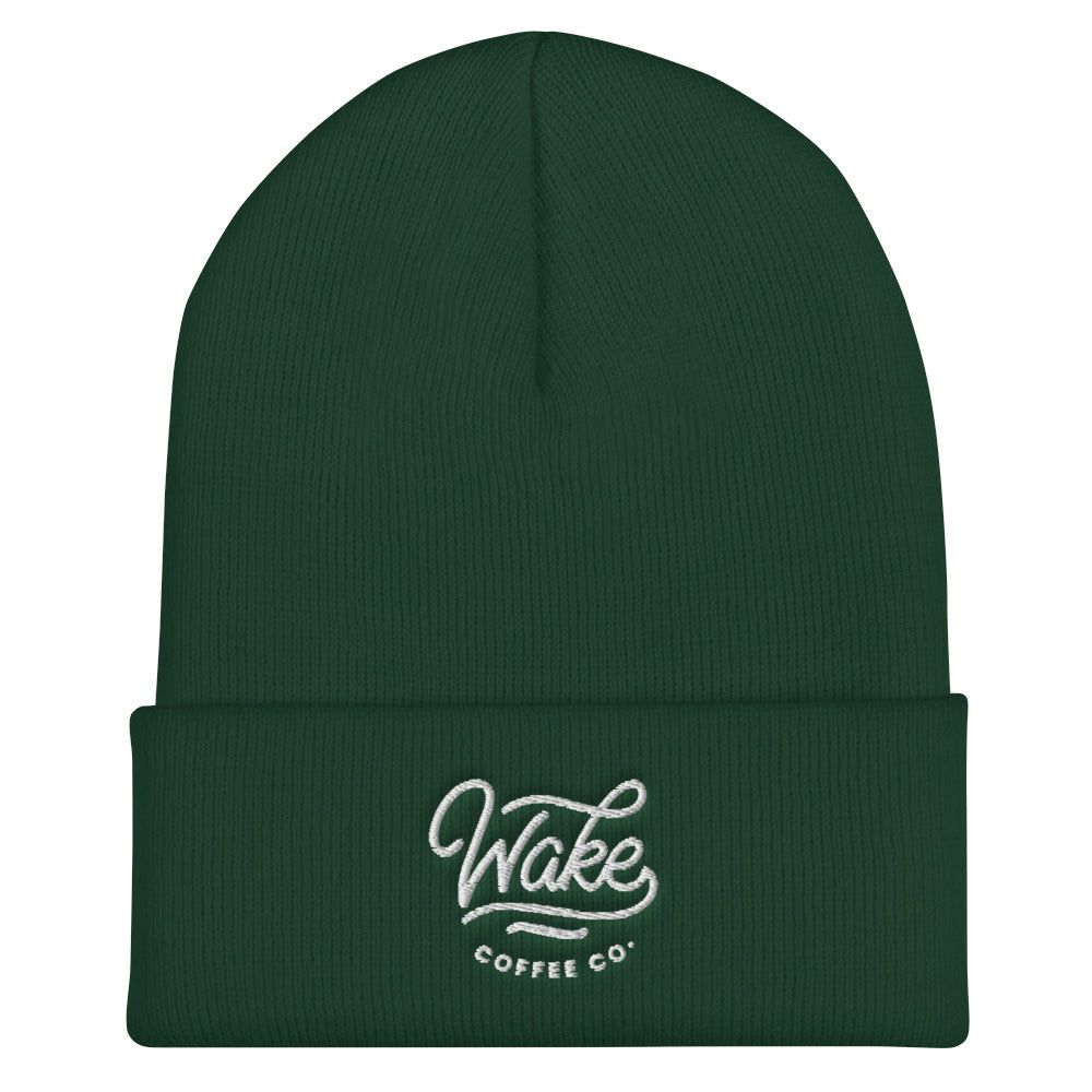 Wake Coffee Co. Cuffed Beanie, Unisex