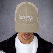Load image into Gallery viewer, Wake Not Woke Trucker Hat, Mesh Side, Multi Color

